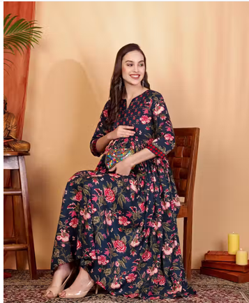 Maternity Gown for Every Stage || Maternity Gown for Comforting & Style